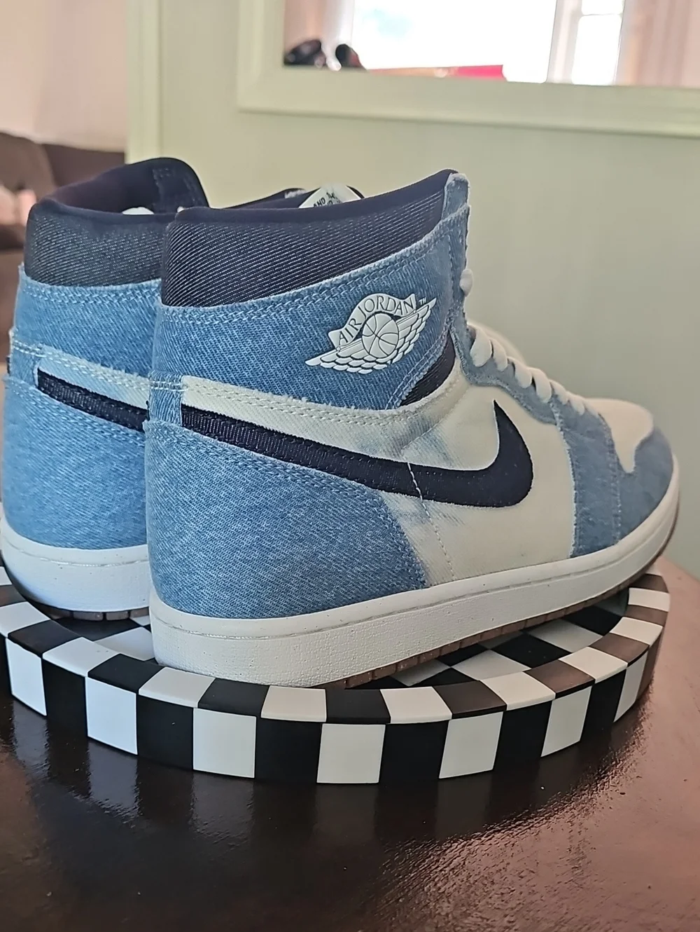 Nike Air Jordan 1 Retro High OG 'Denim' sneakers Mens Sz 10.5